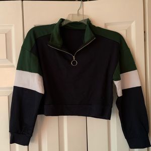 Shein cropped sweatshirt